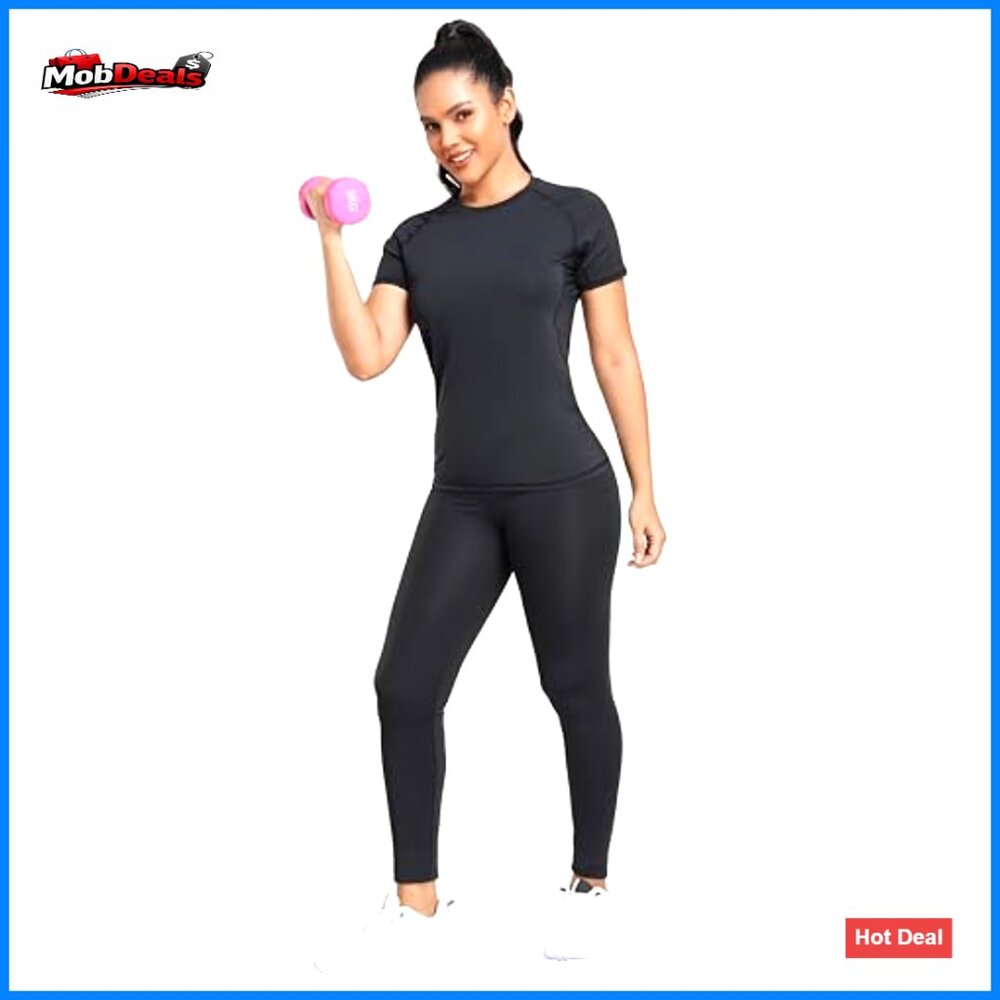 Compression Workout T-Shirts 4 Pack Quick Dry Act… - image 2